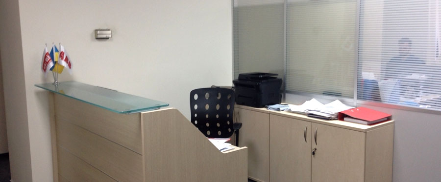 Rent office in the business center with an area of 98 sq m